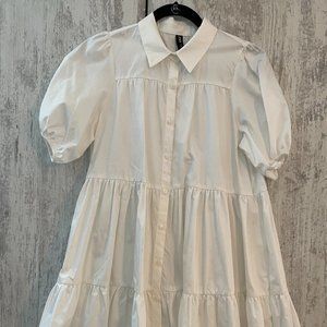 Tiered Zara babydoll dress
